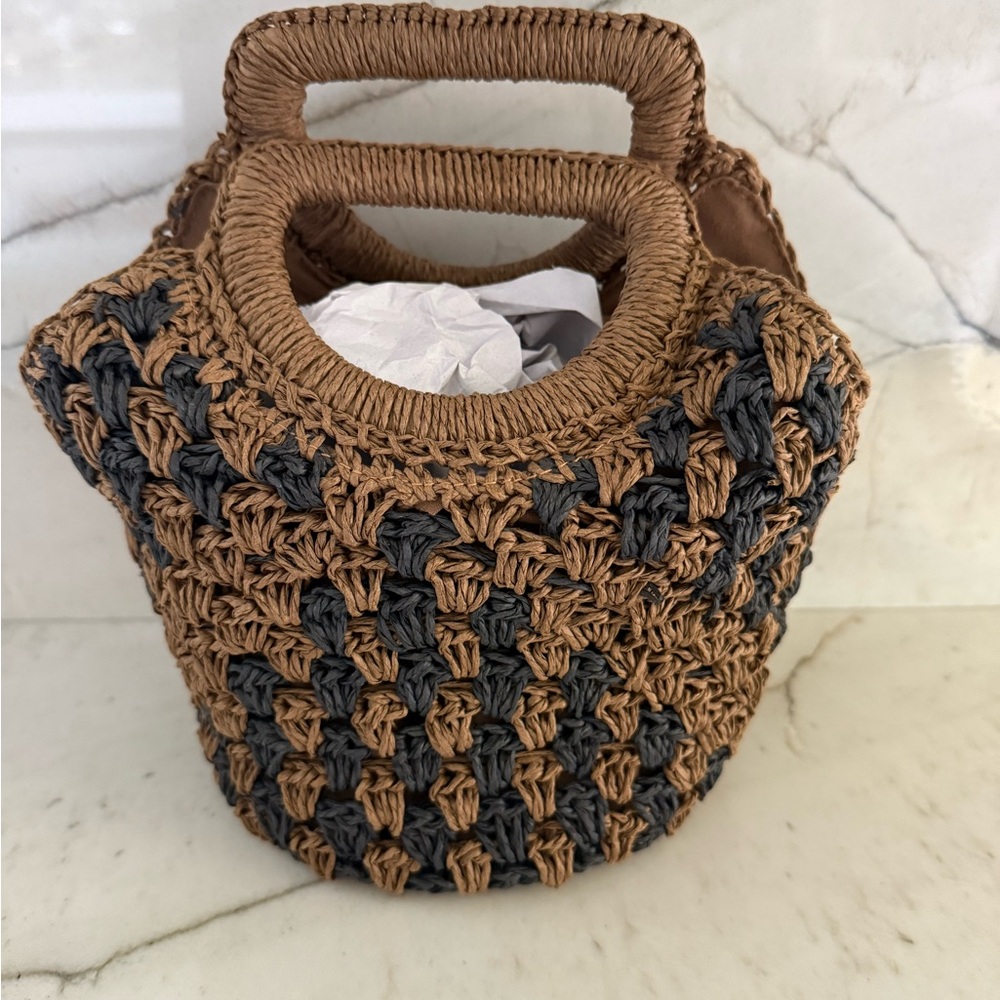 Noel for Target Handcrafted Woven Tote Bag - Brown and Gray